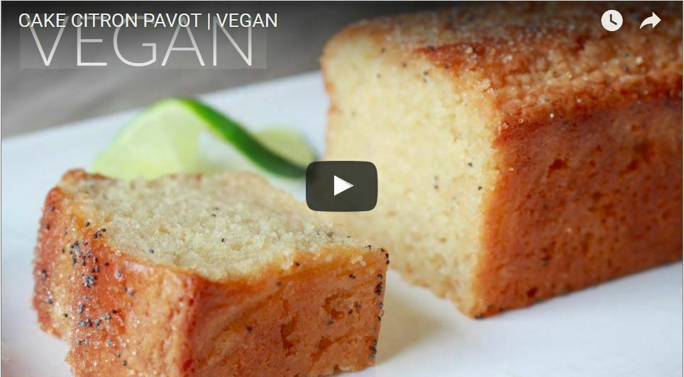 Cake citron-pavot vegan